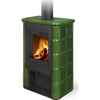 Krbová kamna ROMOTOP SIENA N02 2,9-7,5KW krbová kamna, zelená šumavská