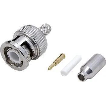 Elektrický konektor EFB BNC konektor na kabel RG174, 50 Ohm, krimpovací (52576.1) - 12.42.5174