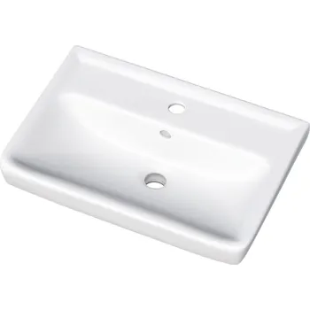 Umyvadlo Dřevojas Mini 55 keramické umyvadlo - bílé