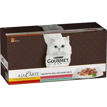 Purina Gourmet A la Carte Adult kapsi ka Chicken Beef Trout Cod 60x 85 g od 869 K Zbozi.cz