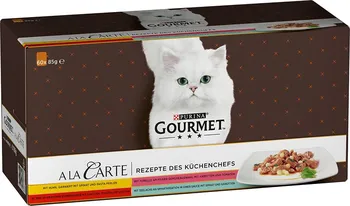 Krmivo pro kočku Purina Gourmet A la Carte Adult kapsička Chicken/Beef/Trout/Cod