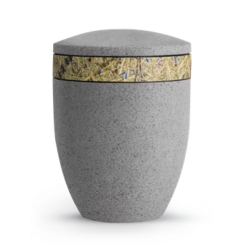 Smuteční dekorace Ekologická urna Marbella Beton - Tráva