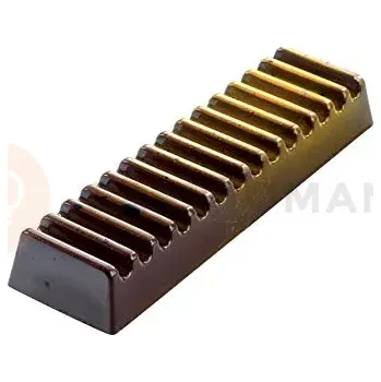 Čokoládová tyčinka Polykarbonátová forma k vytvoření čokoládových pamlsků - 8 ks x 30g, 100x29x14 mm - MA1916 | MARTELLATO, Snack