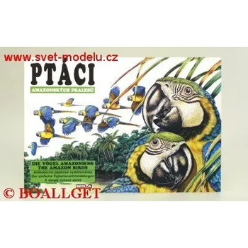 omalovánky Vystřihovánka Ptáci amazonských pralesů 33474
