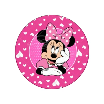 Jedlá dekorace na dort MINNIE zasněná, VARIANTA Jedlý papír 854