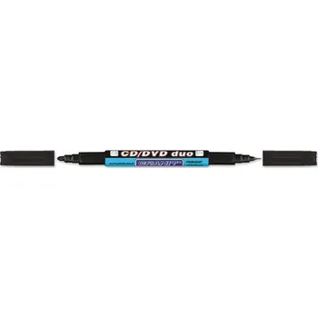 Permanentní popisovač na CD/DVD "M830", černá, 0,4/1,5-2,5 mm oboustranný, GRANIT
