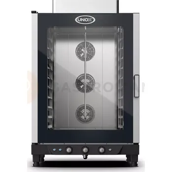 Pec na pizzu Pekařská pec 10x 600x400 mm, plynová, 20 kW | UNOX, BAKERLUX MANUAL COUNTERTOP