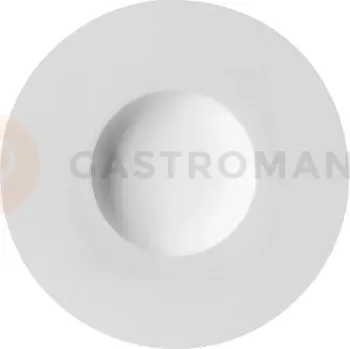 Talíř Hluboký talíř z bílého porcelánu, hladký okraj 30 cm | DEGRENNE, Collection L