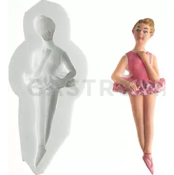 Výroba svíčky Forma na cukrovou hmotu SLK 228 - balerína, 132x45 mm | SILIKOMART, Sugarflex Dancer