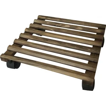 Květináč DUE ESSE DUE ESSE, Podstavec pod květináč s kolečky 30 x 30 cm