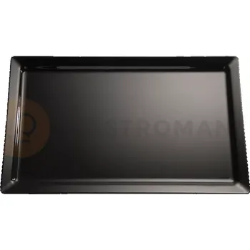 Mísa obdélníková z melaminu 265x162 mm, černá | APS, Pure