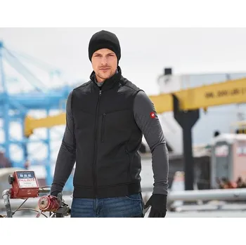 Pánská vesta Pracovní vesty thermaflor e.s.dynashield velikost 2XL černá Strauss