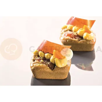 Kuchyňská sůl Forma s mikroperforací na zákusky a dezerty - 600x400 mm, 24 ks x 55/65x20 mm, 71 ml - FF04 | PAVONI, Formasil