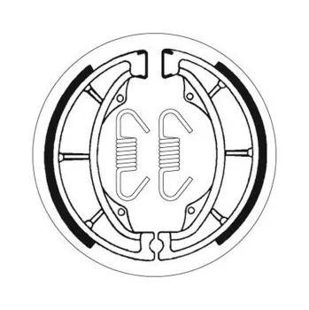 Brzda pro motocykl Přední brzdové destičky SBS Suzuki DR 250 1982 - 1983