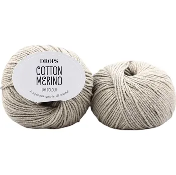 Příze Drops Cotton Merino 03 béžová