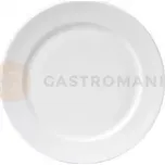 Porcelánový mělký talíř 27 cm | AMBITION, Simple