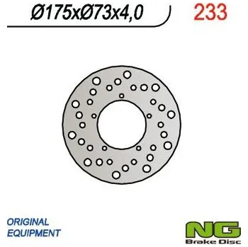 Brzda pro motocykl Zadní brzdový kotouč NG Piaggio 50 ENERGY EXTREME DD 1999 -