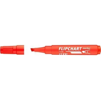 Popisovač na flipchart "Artip 12 XXL", červená, 1-4mm, klínový hrot, ICO