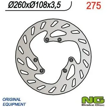 Brzda pro motocykl Přední brzdový kotouč NG Peugeot 50 XPS TOP ROAD POWER 2005