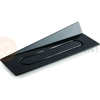 Jednorázové nádobí Protiskluzový tácek na dorty, dezerty a monoporce 14x4 cm, obdélníkový - černý, 25 ks | SILIKOMART, Trays