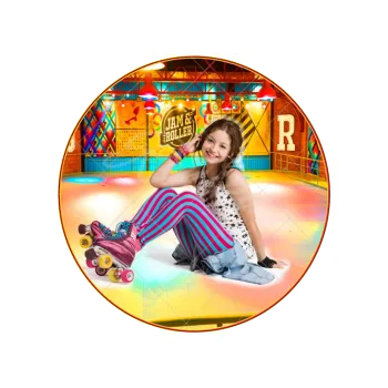 Jedlá dekorace na dort SOY LUNA brusle, VARIANTA Jedlý papír 1491