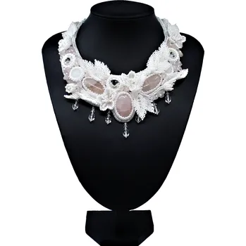 Náhrdelník Mijabijoux svatební náhrdelník s růženínem MB0083