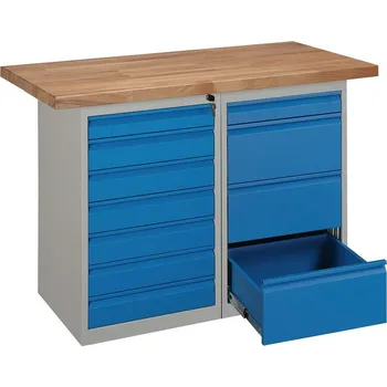 Dílenský stůl DÍLENSKÝ STŮL PROFI 1200 mm + 2 zásuvkové kontejnery IG161