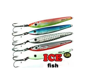 Umělá nástraha ICE Fish NOR - Pilker na moře s fólií 100g - FLUO