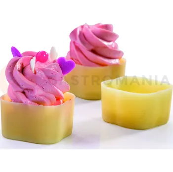 Čokoládová tyčinka Polykarbonátová forma k vytvoření čokoládových formiček - 24 ks, 33x31x20 mm - 20GU003 | MARTELLATO, Mini Choco Fill