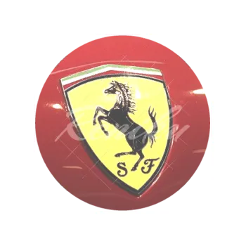 Jedlá dekorace na dort FERRARI znak, VARIANTA Jedlý papír 285