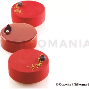 Kuchyňská sůl Silikonová forma na zákusky a monoporce - 4x 90x30 mm, 190 ml - Multiflex 190 | SILIKOMART, Round