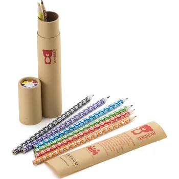 Pastelka Teribear, sada 8 pastelek v papírovém tubusu