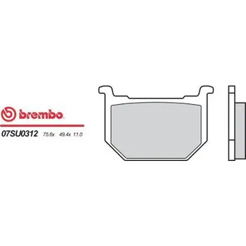 Motodíl Přední brzdové destičky Brembo Suzuki 850 GS GZ, GLZ 1982 - směs 12