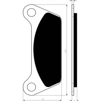 Auto-moto Zadní brzdové destičky Goldfren Harley-Davidson FLT Tour Glide 1340 1980-2003 směs S3