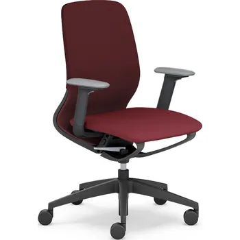 SEDUS kancelářská židle se:motion net em-121-103 BARVA POTAHU SEDÁKU: 9AT_A60063 Atlantic Cream White, MEMBRÁNA ZÁDOVÉ OPĚRKY: M1C Červená, TYP KOLEČEK: NA TVRDÝ POVRCH