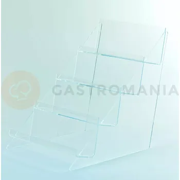 Čokoládová tyčinka Stojan z plexiskla na tabulky z čokolády - 315x410x370 mm - ET004B | MARTELLATO, Plexiglass Display