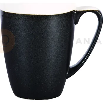 Porcelánový hrnek, onyxově černý 340 ml | CHURCHILL, Monochrome