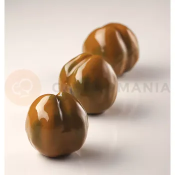 Výroba svíčky Silikonová forma na 3D dezerty Marron - 300x175 mm, 8x kaštan 85 ml - AF007S | PAVONI, Pavoduo