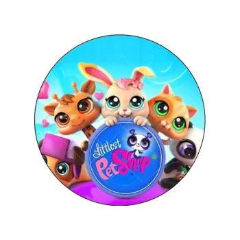 Jedlá dekorace na dort PET SHOP, VARIANTA Jedlý papír 605