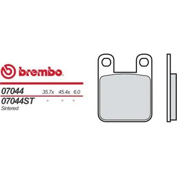 Brzda pro motocykl Zadní brzdové destičky Brembo Peugeot 50 TSDI 2004 - směs OEM