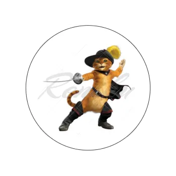 Jedlá dekorace na dort KOCOUR v botách, VARIANTA Jedlý papír 257