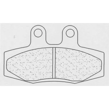 Brzda pro motocykl Zadní brzdové destičky CL-Brakes KTM MX 250 1988-1988 směs X59