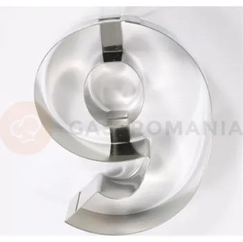 Čokoládová tyčinka Forma ve tvaru číslice, číslo 9 - 300x40 mm - 40H4X09 | MARTELLATO, Numbers Cake