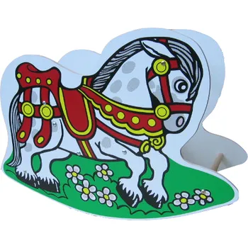 Houpací kůň Houpadlo kůň dřevěný Akce