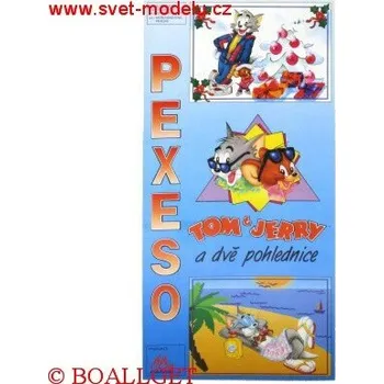 Pexeso Tom a Jerry a dvě pohlednice 3310