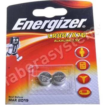 Článková baterie Alkalická baterie ENERGIZER LR44/A76