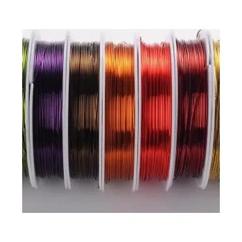 Řetízek Drátek hnědý 1,0mm (2,5m)