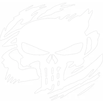 Samolepicí dekorace na vozidlo Lebka 2 samolepka na auto - růžová světlá / 10x9 cm