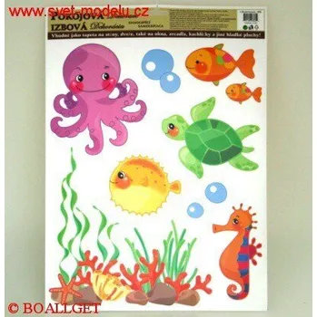 Samolepící dekorace Pokojová dekorace CHOBOTNICE 37 x 30 cm na zeď samolepicí 5081