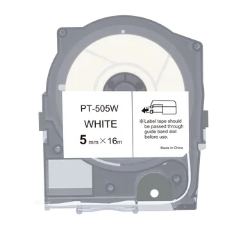 Max LM-505W, 5mm x 16m, bílá kompatibilní páska